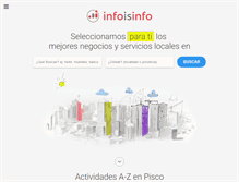 Tablet Screenshot of pisco.infoisinfo.com.pe