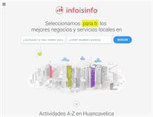 Tablet Screenshot of huancavelica.infoisinfo.com.pe