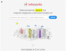 Tablet Screenshot of lima.infoisinfo.com.pe