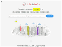 Tablet Screenshot of cajamarca.infoisinfo.com.pe